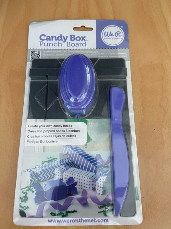 WeR Memory Keepers Candy Box Punch Board