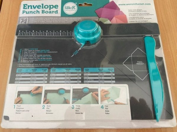 WeR Memory Keepers Envelope Punch Board