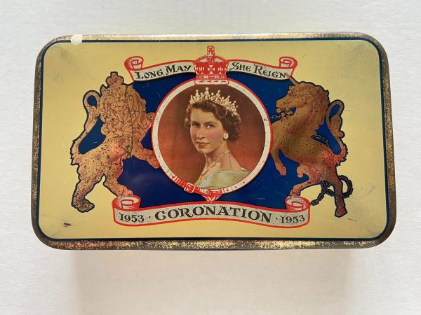 1953 Cadbury Fry Hudson Coronation Tin