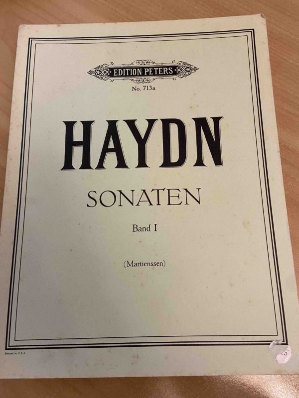 Edition Peters #713a Haydn Sonaten Band I