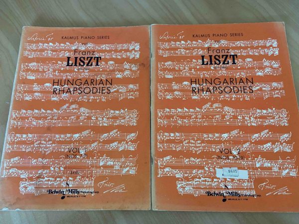 Kalmus Franz Liszt Hungarian Rhapsodies 1&2
