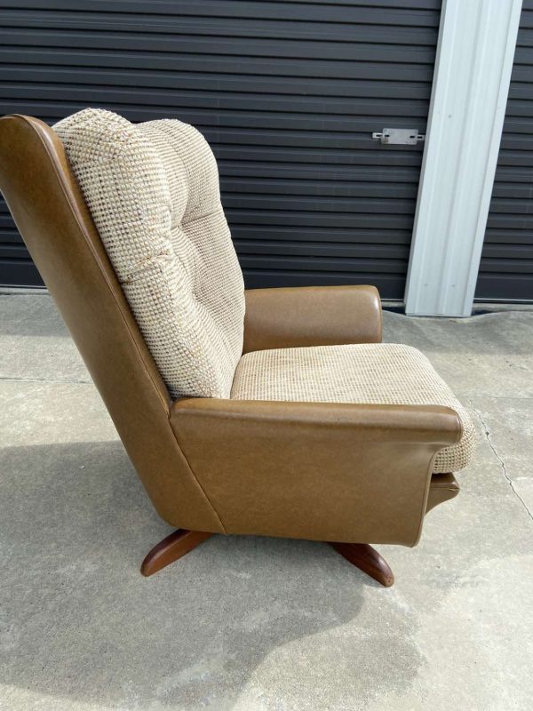 Mid Century Swivel Armchair - Image 6