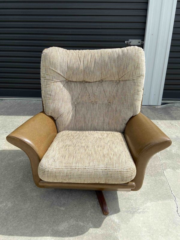 Mid Century Swivel Armchair