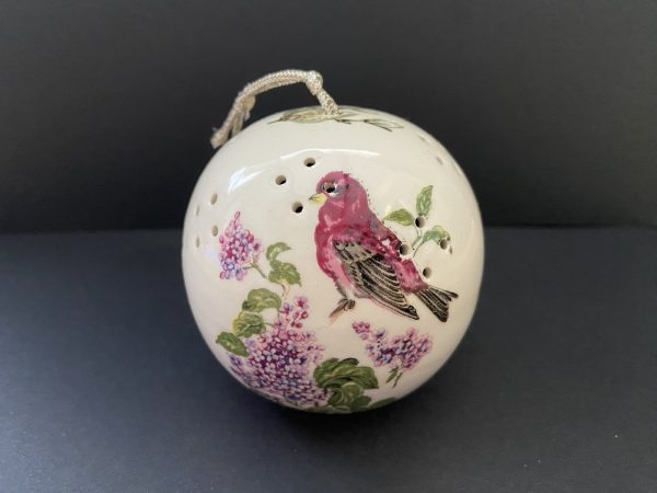 Vintage Porcelain Bird Pomander - Image 2