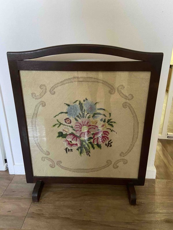 Needlepoint Fire Screen