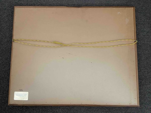 Covered Bridge Embroidery - Framed - Image 2
