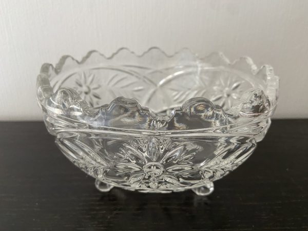 Lead Crystal Footed Fruit Bowl - Image 2