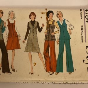 Style 4784 Misses' & Women's Pinafore Dress or Tunic & Trousers (18 bust 102cm)