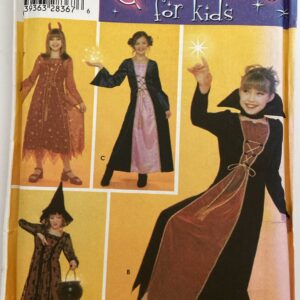 Butterick 3582 Costume Genie Cleopatra Devil Vampire Witch (Sz 6-8)