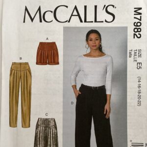 McCall's M7982 Misses Shorts & Pants (size E5 14-22)